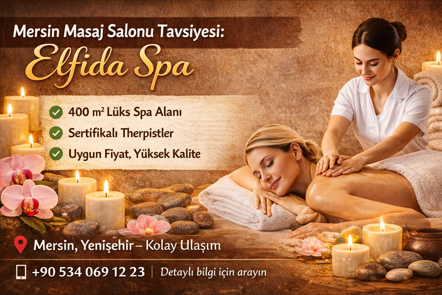 Mersin Masaj Salonu Tavsiyesi: Elfida Spa
